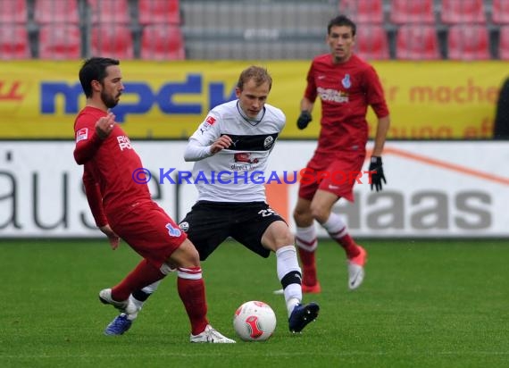 2.Bundesliag SV Sandhausen - MSV Duisburg 27.10.2012 (© Kraichgausport / Loerz)